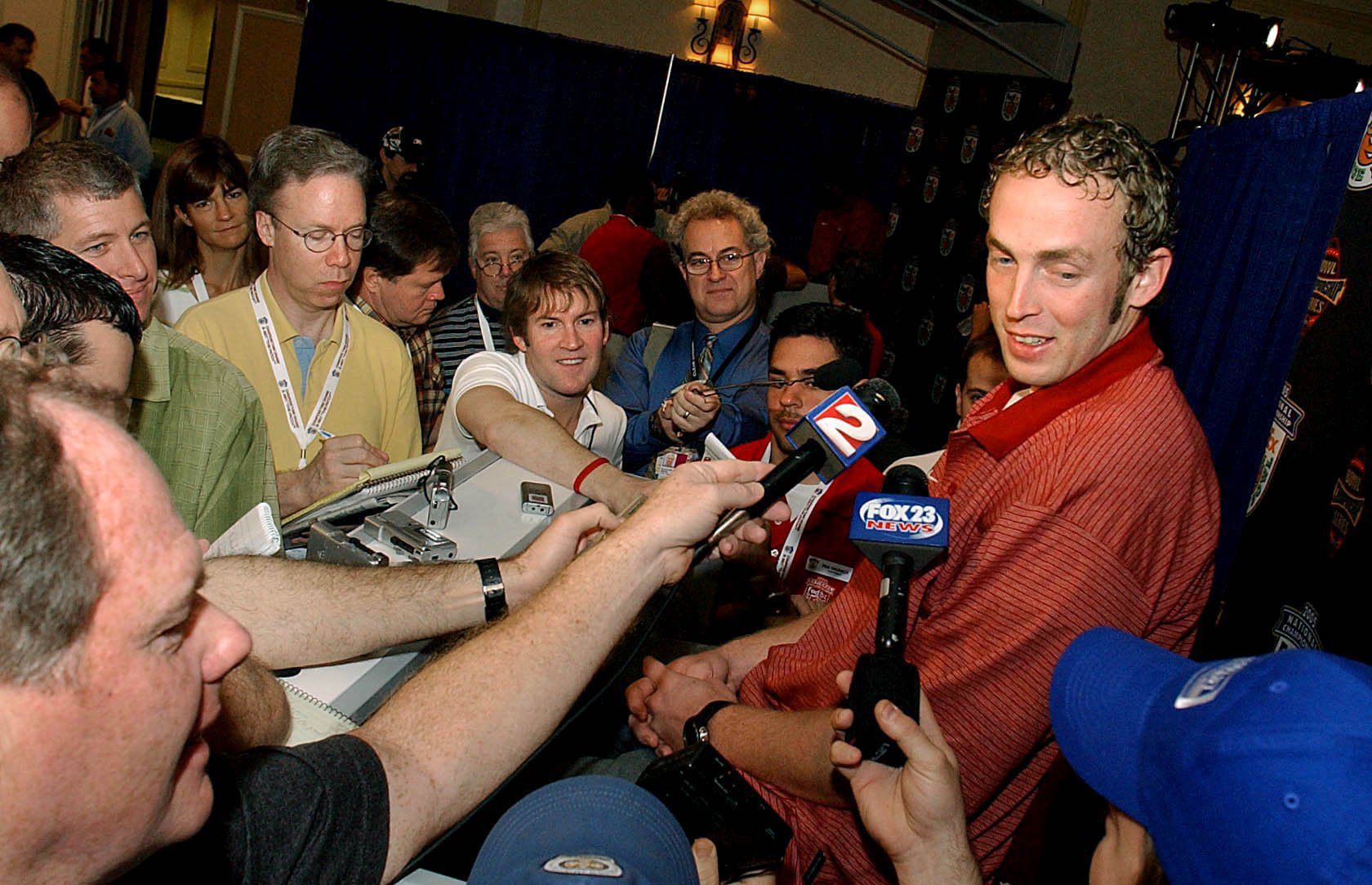 Jason White at the 2005 Orange Bowl Media Day